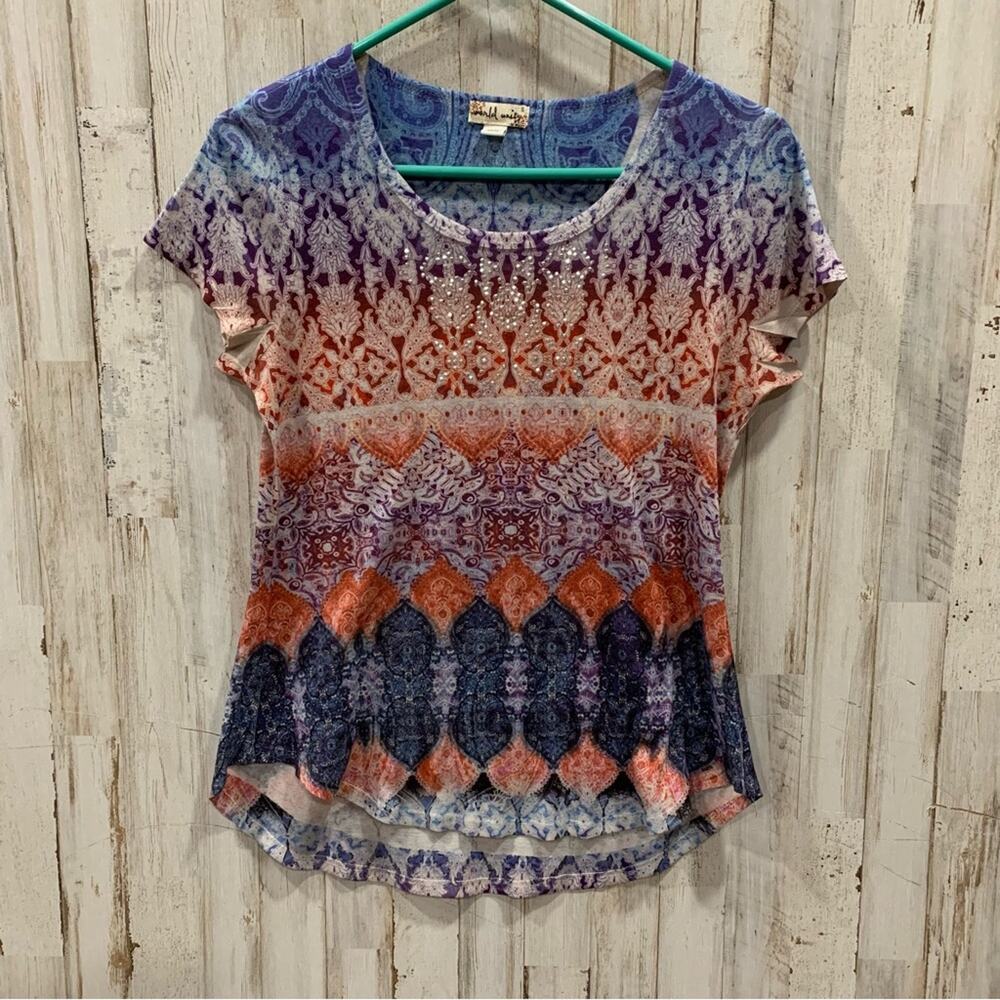 World Unity Y2K Multi Color T-shirt Tie Dye